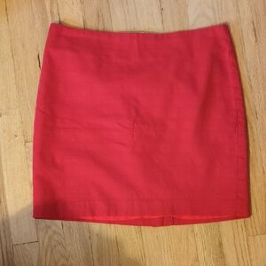 Banana Republic Red Mini Skirt